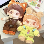 Adorable Animal Hat Plush Dolls – Collectible Starry-Eyed Figures