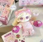 Adorable Animal Hat Plush Dolls – Collectible Starry-Eyed Figures