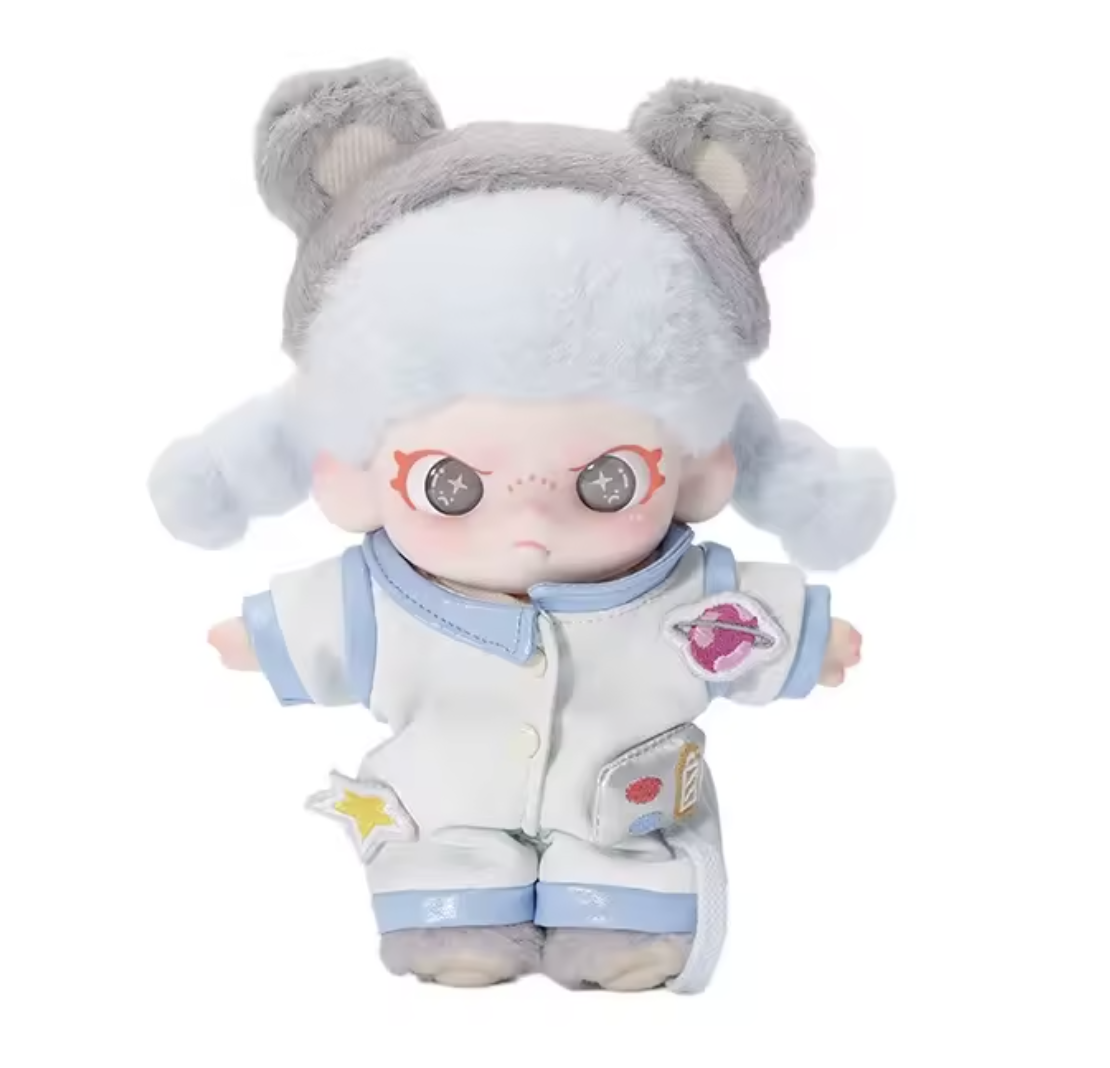 Adorable Animal Hat Plush Dolls – Collectible Starry-Eyed Figures