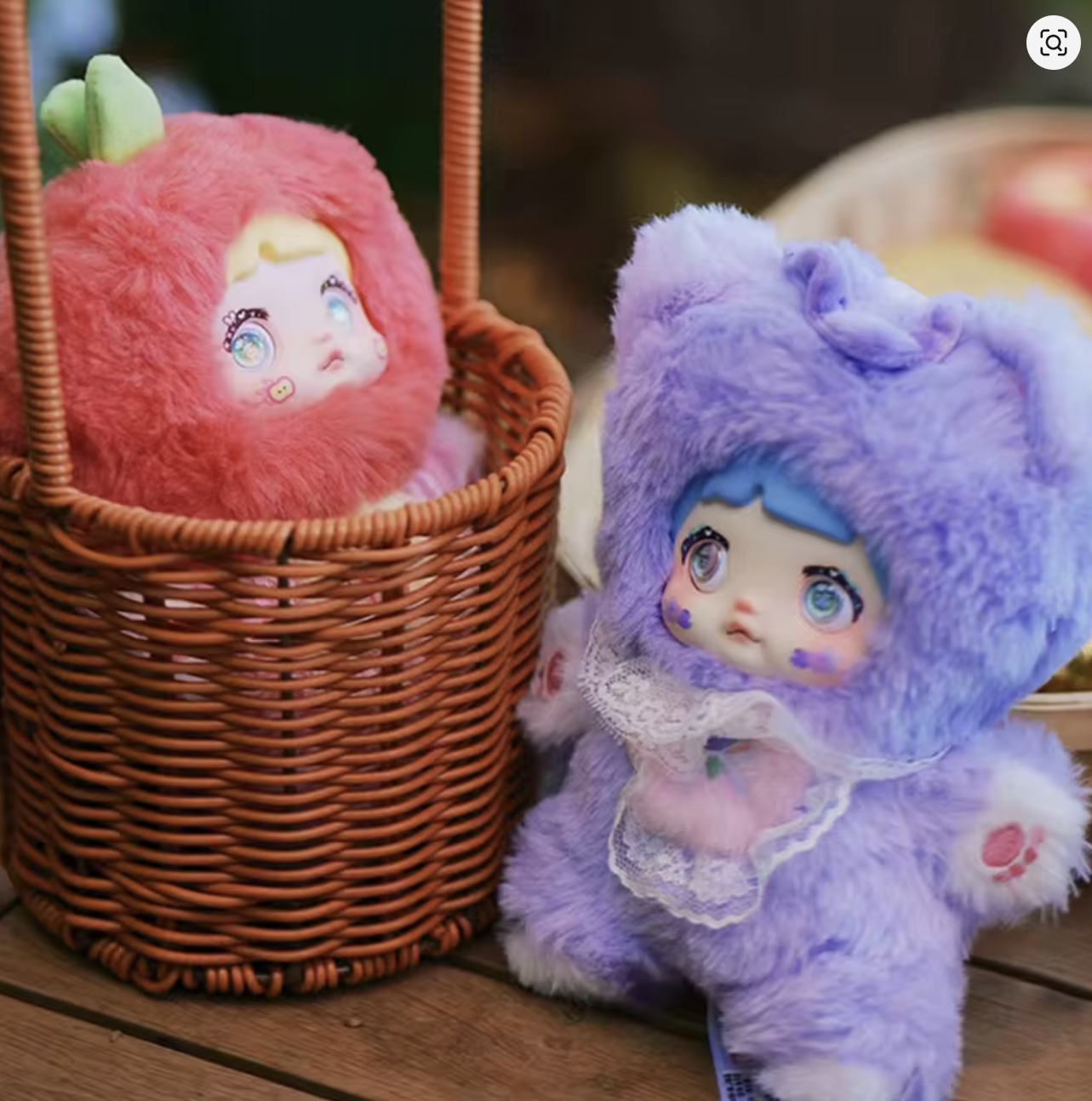 Plush Animal Costume BJD Collectible Dolls - Soft Kawaii Style Vinyl Figures