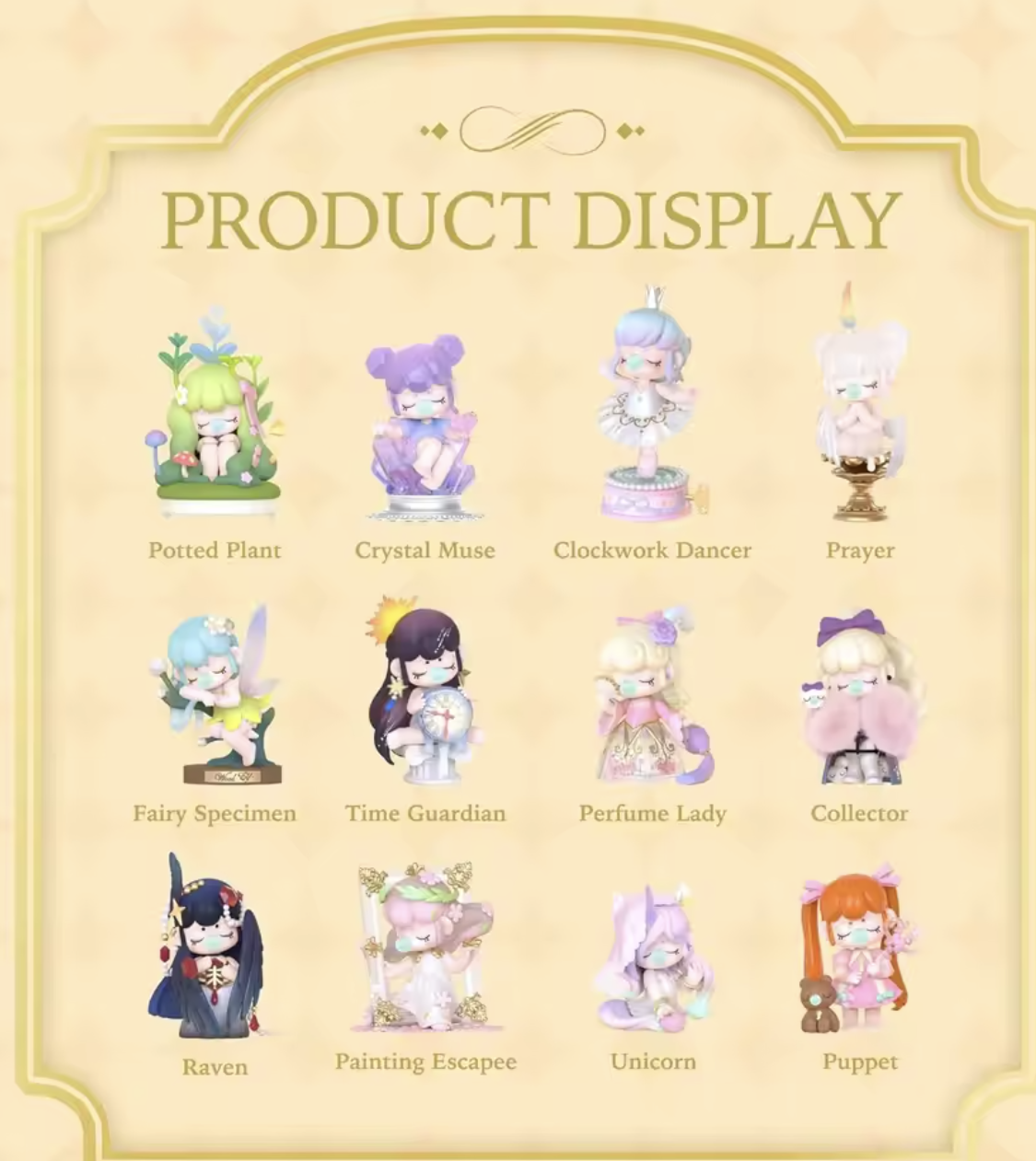 Blind Box Collectible Dolls - Dreamy Sleepy Expression Series